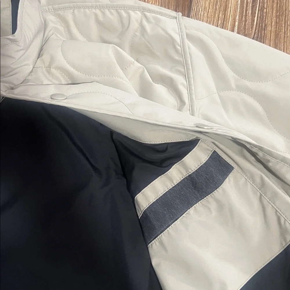 Chic Cream Quilted Jacket